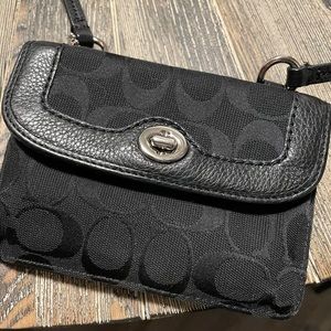Black Coach crossbody
